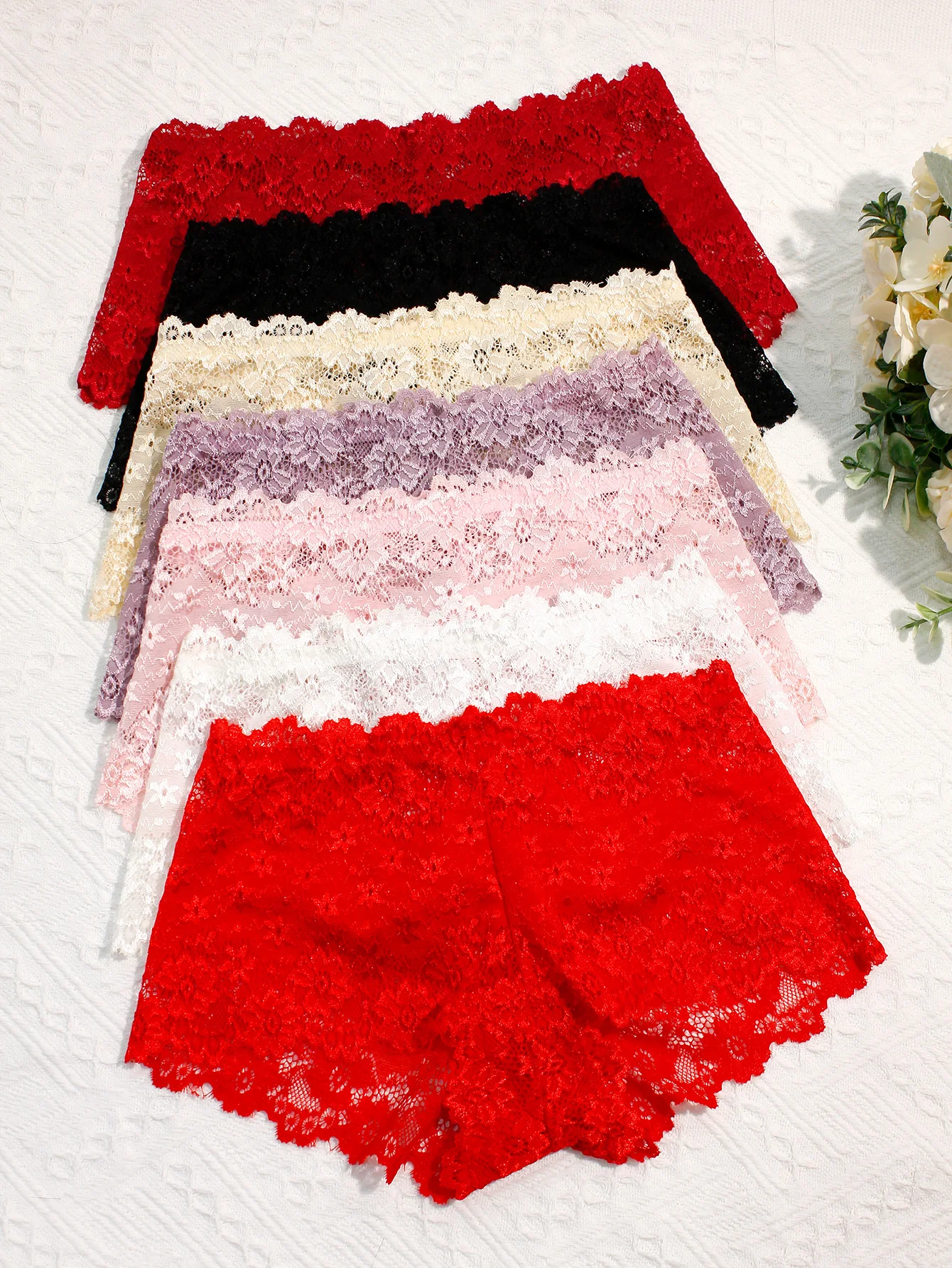 

Бесшовные кружевные трусы для женщин, 7 шт., сексуальное, гладкое, удобное, дышащее нижнее белье, разноцветные трусики на плоской подошве, которые не копаются