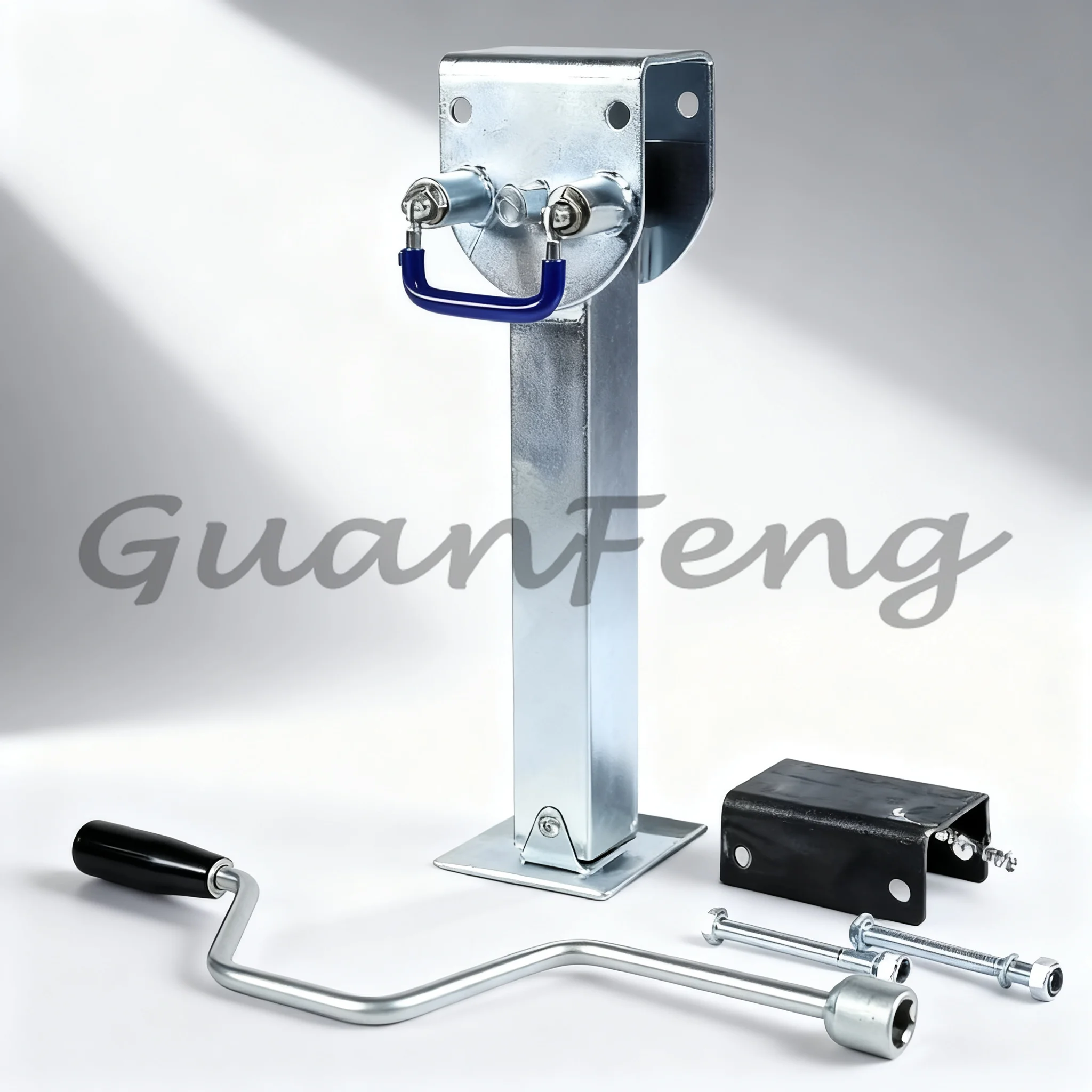 RV Trailer Stability Leg with Handle, Camping Parking Stabilizer Bracket Accessory