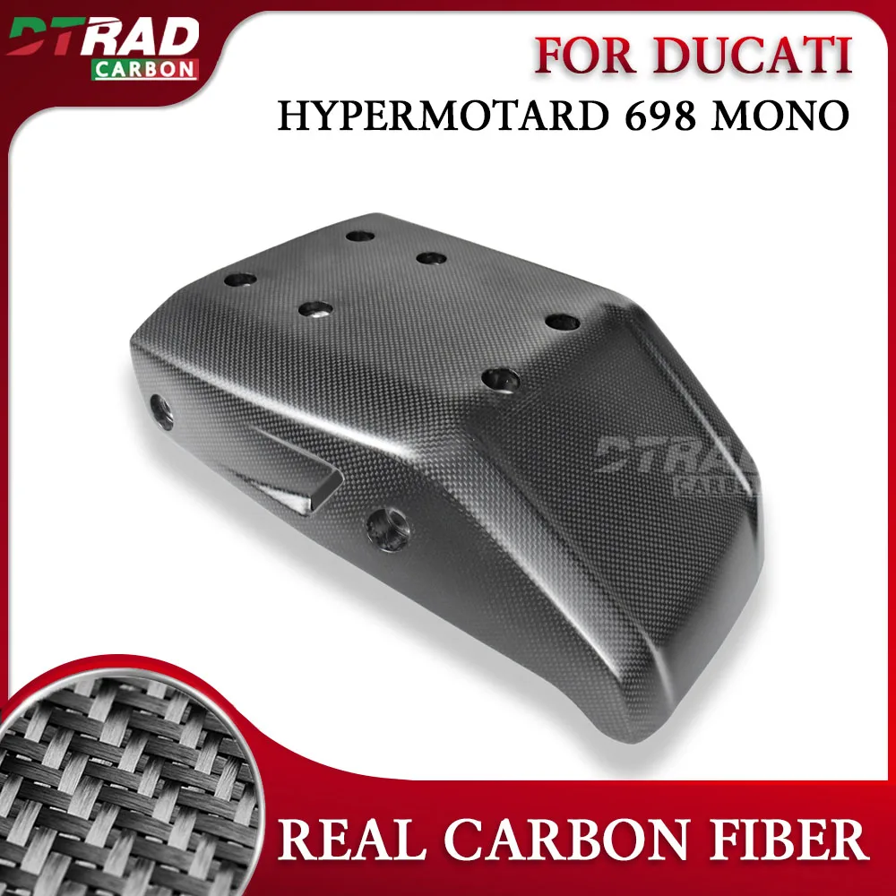 

Для Hypermotard 698 MONO RVE 2024 2025 защитная пластина для поддона из углеродного волокна, комплект обтекателя, аксессуары, нижние кастрюли для тела, защита