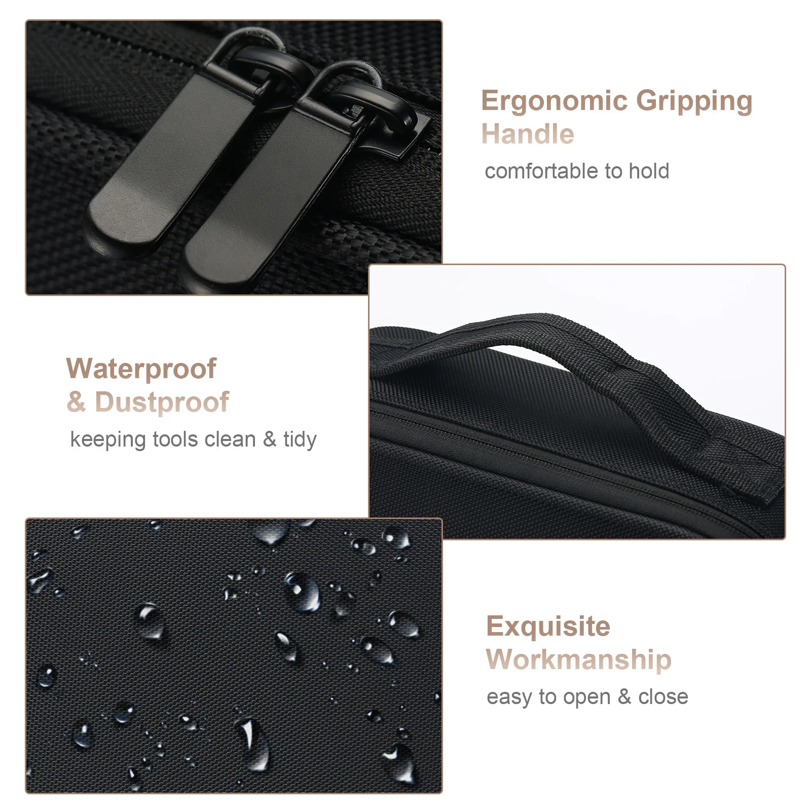 حقيبة مكياج للسفر، حقيبة تخزين مقاومة للماء، حقيبة مستحضرات التجميل، أدوات المكياج، حقيبة أدوات الزينة لمستحضرات التجميل، فرش المكياج، أدوات الزينة