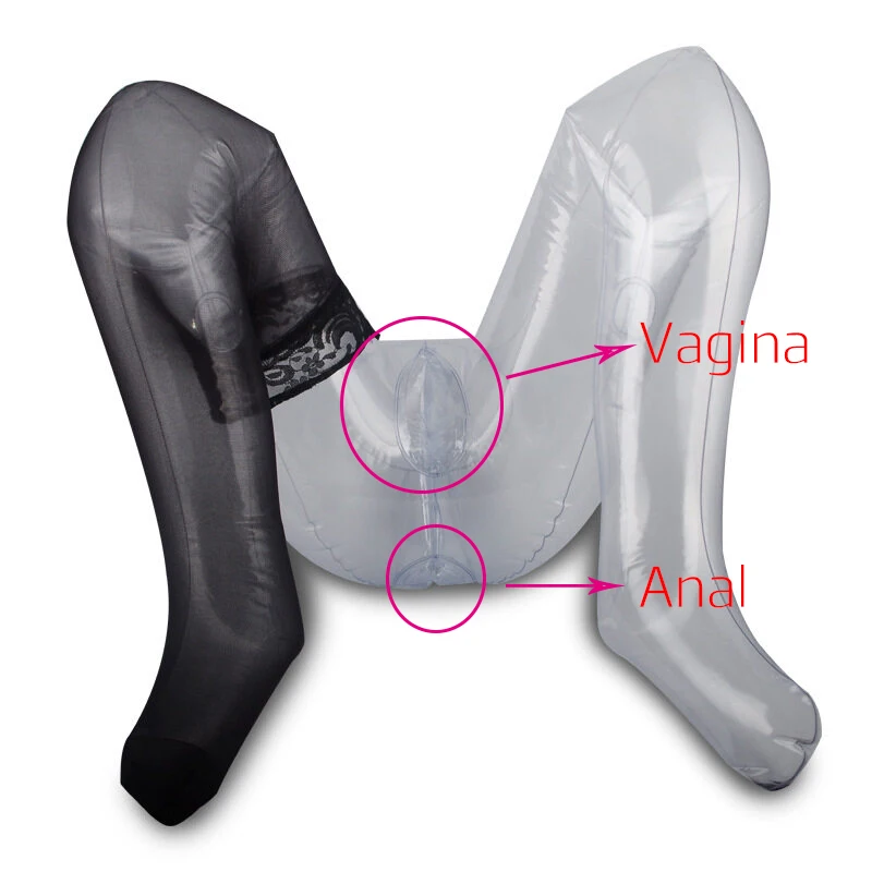 Male Masturbator Transparent Inflatable Realistic Male Masturbator Pocket Pusssy For Men Masturbation Tools Sex Toys For Men