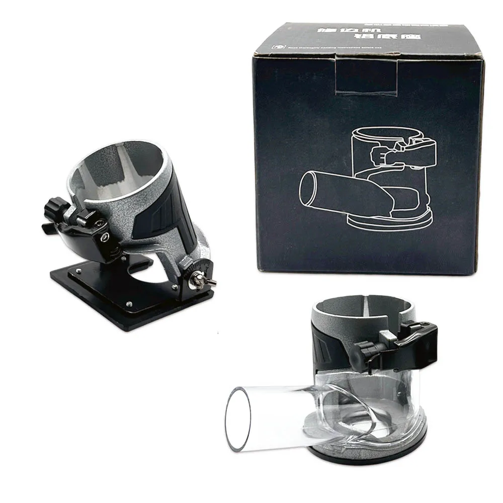 Woodworking Router Base Dust Cover Wood Milling Cutter Base Trimming Machine Milling Stand Electric Trimmer Base Tools Parts