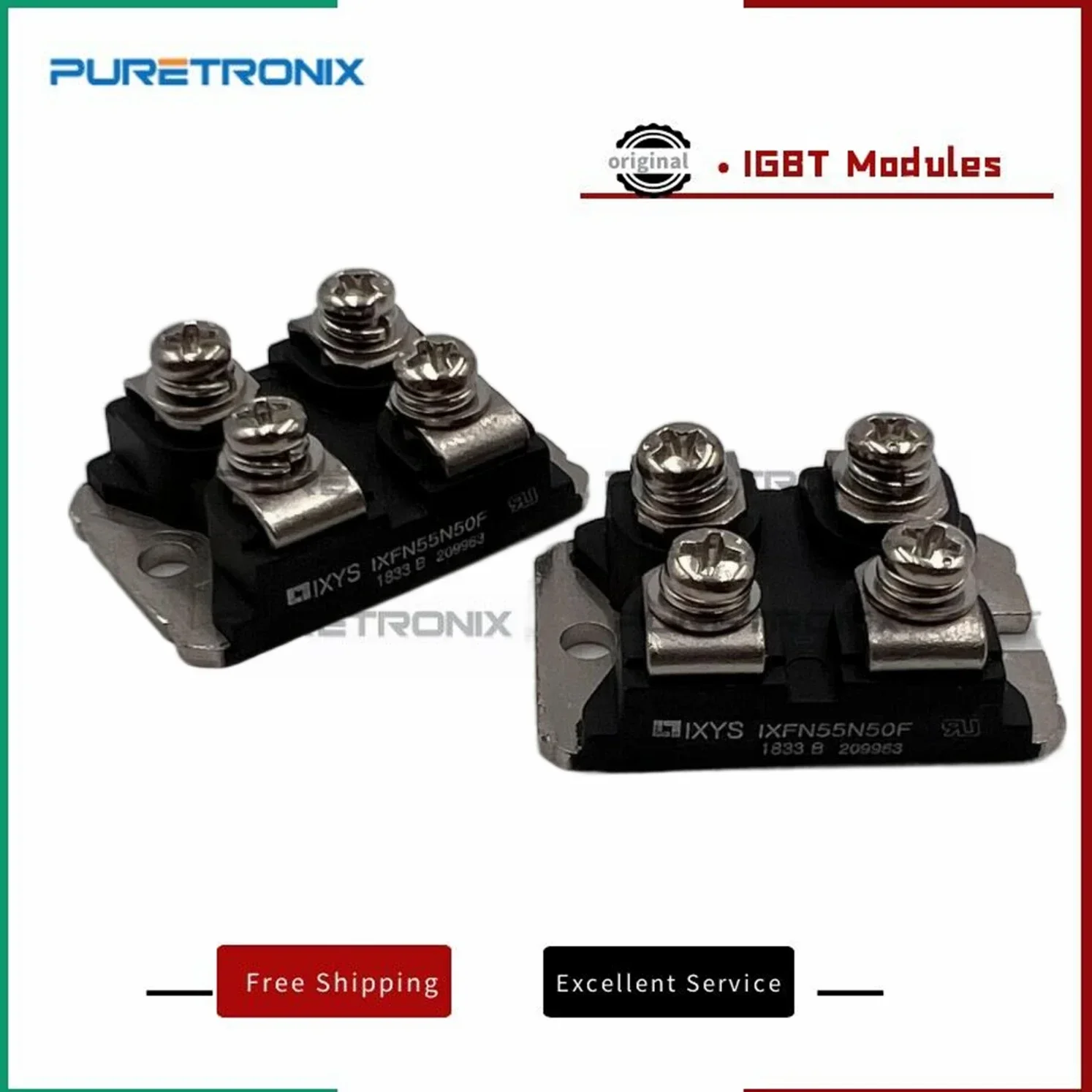 IXFN55N50 IXFN55N50F MOSFET N-CH 500V 55A SOT227B