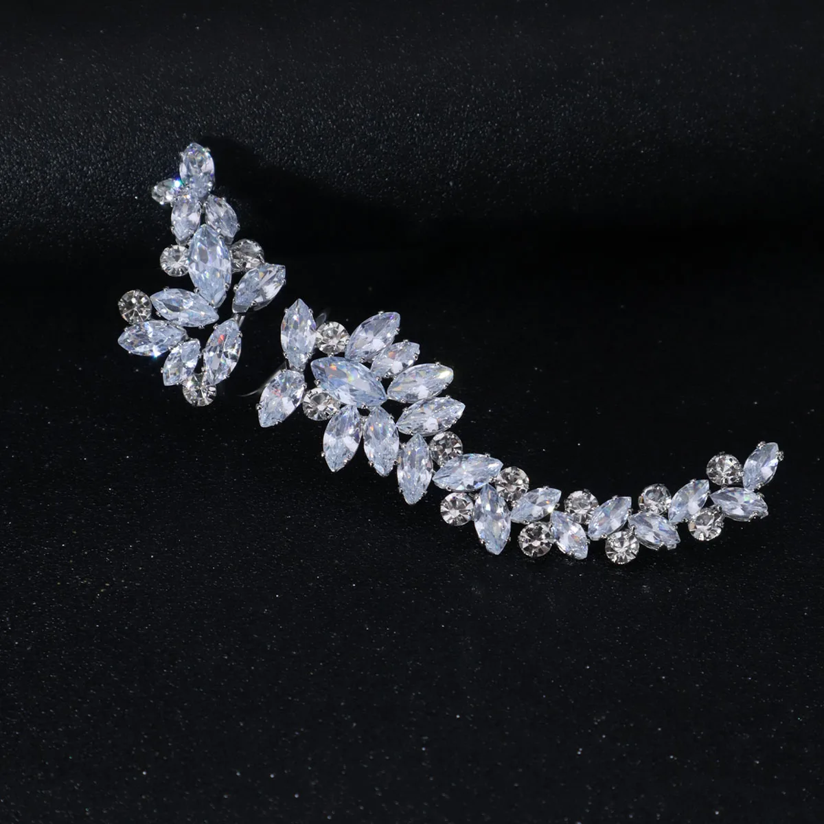 1 قطعة/خاتم حجر الراين للنساء، إكسسوار مجوهرات أنيق، تصميم متألق للنساء، فكرة هدية مثالية، بيان أزياء أنيق