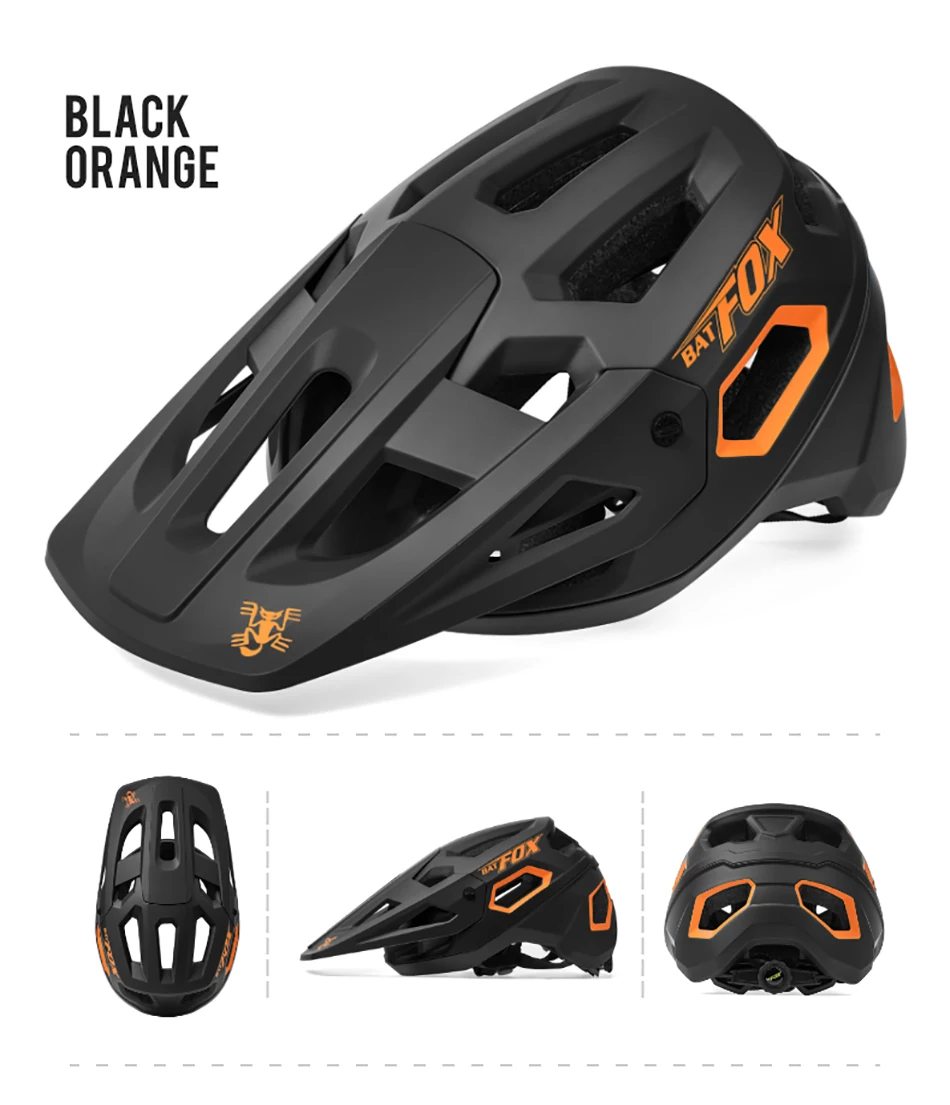 BATFOX Fahrradhelm für Herren und Damen Hochwertiger Integral-geformter Radsport-MTB-Fahrradhelm Straßen- und Mountainbike-Helme Casco Bicicleta – Detail 38