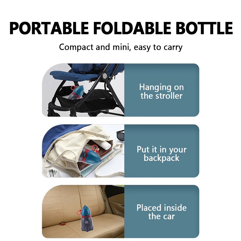 Children's Portable Rocket Urinal Potty Training Toilet for Boys Girls Travel Outdoor Camping Car Urine Bottle Kids Pee Tool view 5