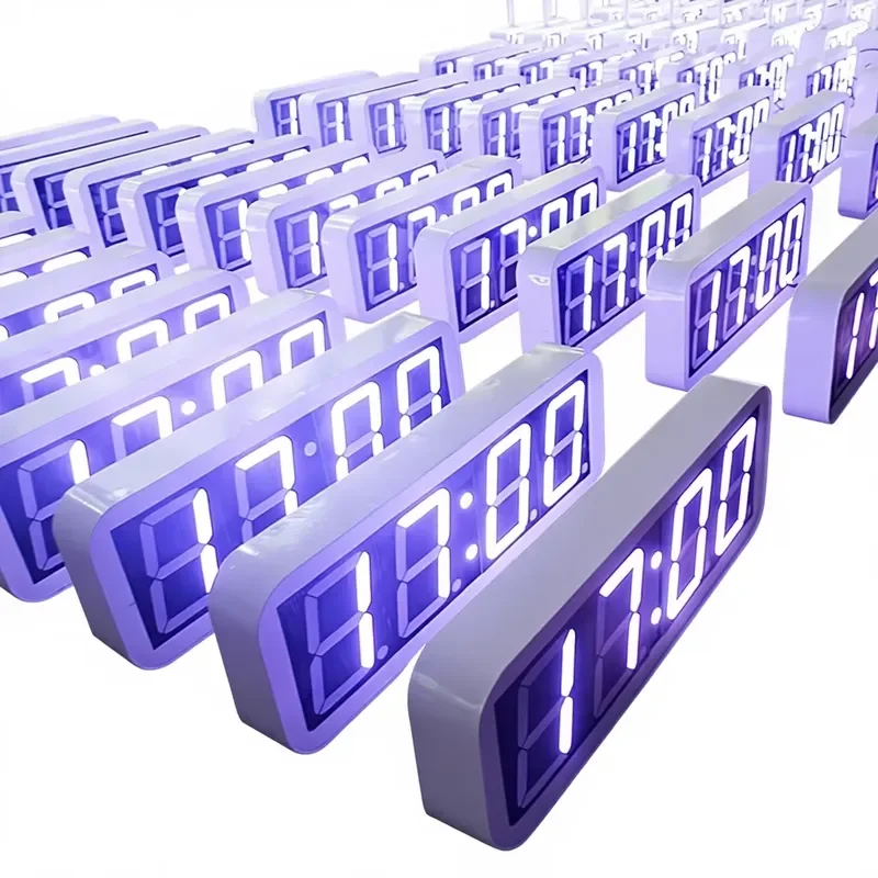 Modern NTP Digital Clock System for Airport Hospital Subway Station Synchronous Time Calibration 220V Standard Network Wall