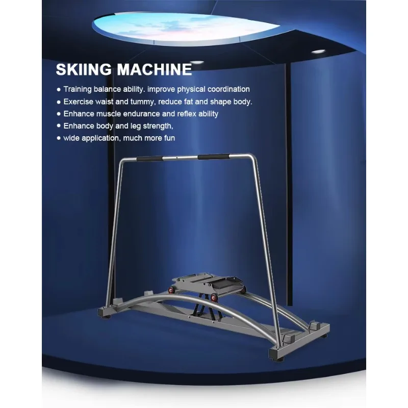 New Arrival Ski Simulator Trainer Factory-Balanced Steel Exercise Equipment for Fitness Workout Ski Machines