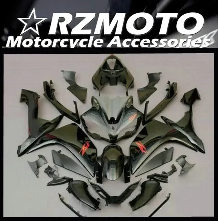 

4Gifts New ABS Motorcycle Whole Fairings Kit Fit for YAMAHA YZF - R1 2007 2008 07 08 Bodywork Set Black