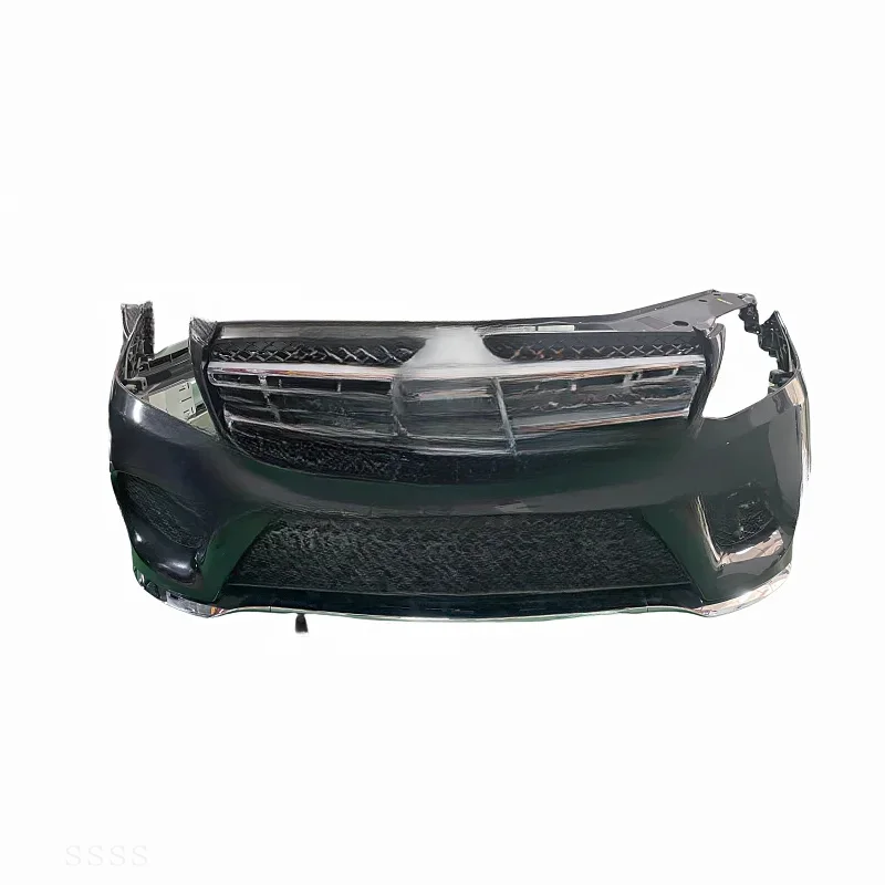 

GLS166 Body Kit Front Bumper Plastic Grille & Cover S200 S300 350 320 400 Fits 2016-2019 Models