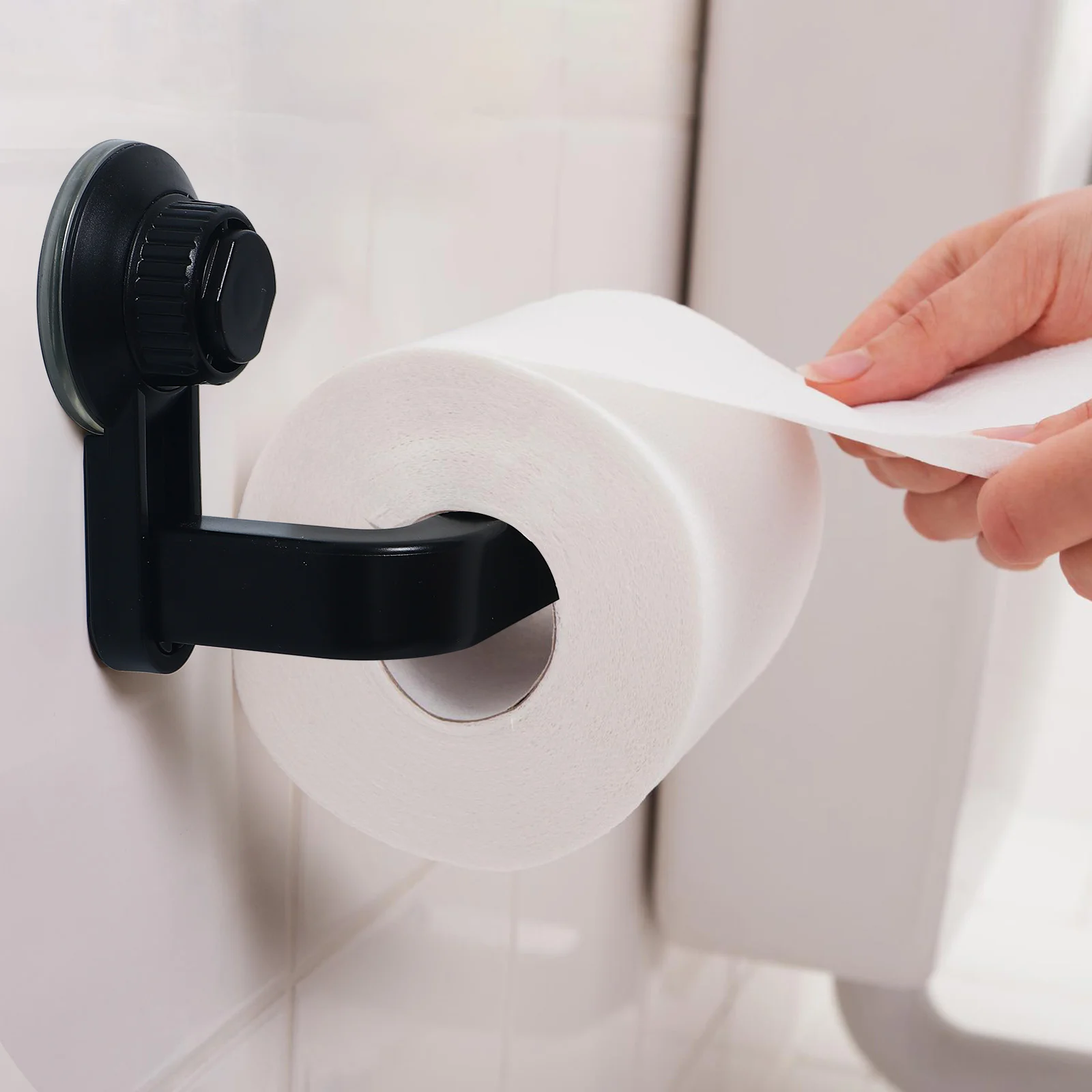 Wall Mounted Toilet Paper Holder ABS PVC High Grade Material Strong Bearing Anti Rust Bathroom Kitchen Tissue Roll