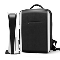 Console Backpack For PS5,Large Capacity Travel Carrying Case ,PSS SLIM torage Bag Controllers, Headset,Game Discs  Accessoriess