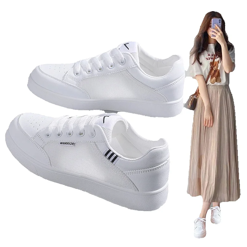 Pull-back Shoes, Women's Shoes, Breathable Sneakers, 2026 Summer Thin Casual Shoes, Versatile White Shoes, Couple's Style, Wholesale Shoes_vogvips.com