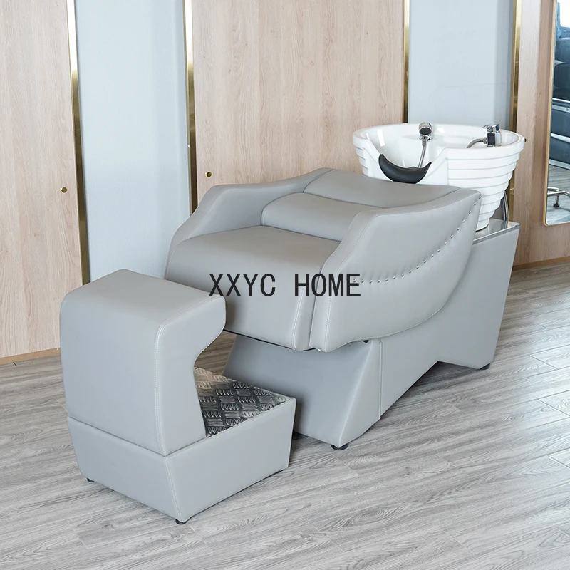 

Stylist Hair Shampoo Chair Professional Hairdressing Beauty Sink Chair Massage Meble Fryzjerskie Spa Furnitures CY50XF