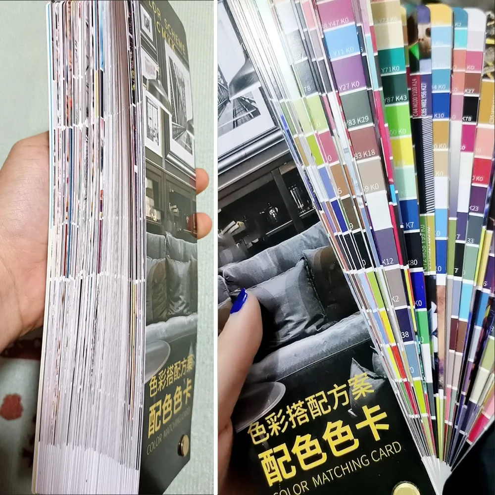 Designer Color Matching Scheme Color Card Printing Paint Paint Flat Interior Color Matching Manual