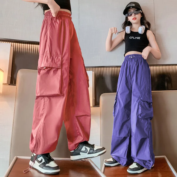 Baby Girl Pants Black Winter Waterproof Pants Girls Large Children Assault Pants Long Three-proof Boys Fleece Overalls Climbing image 2