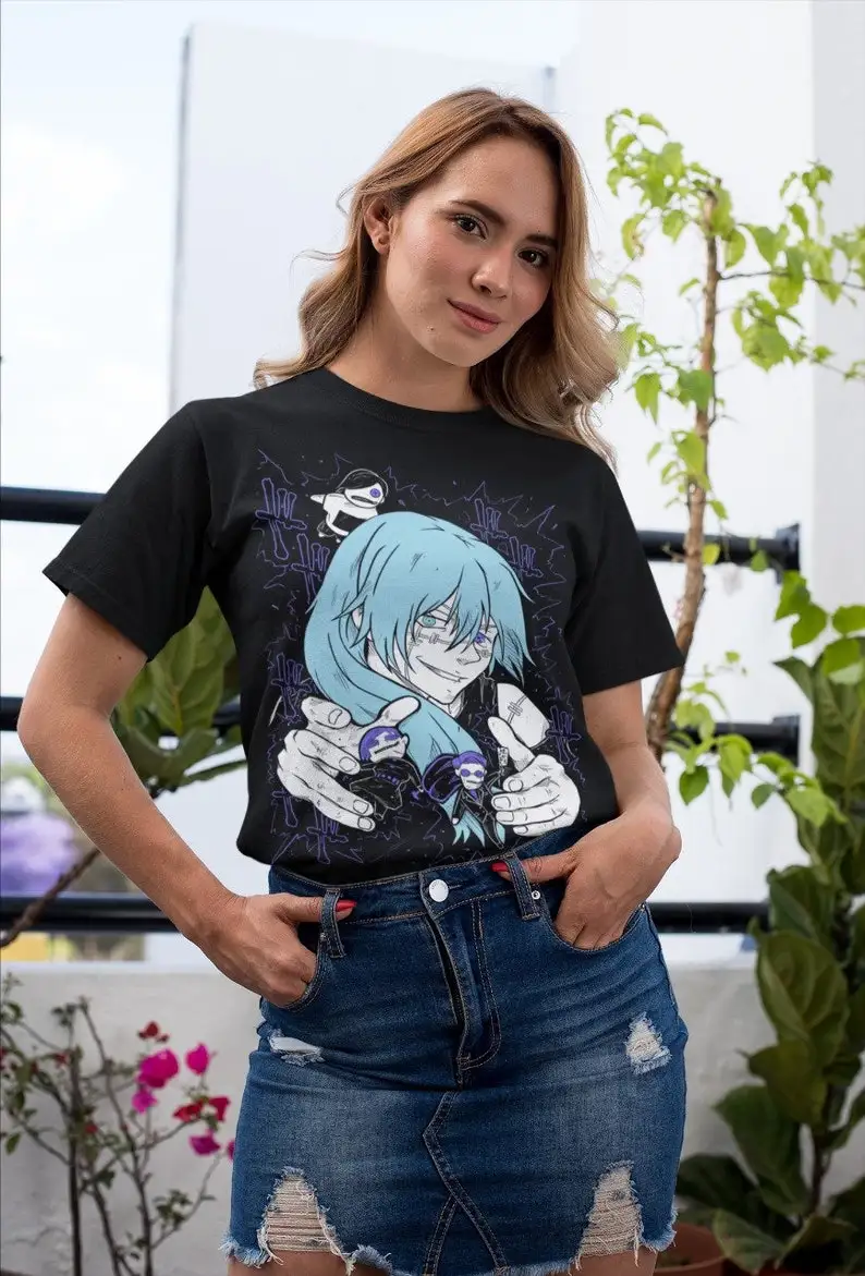 Exclusive Anime,comfortable,high quality Unisex Horror Manga Creepy Girl T-Shirt