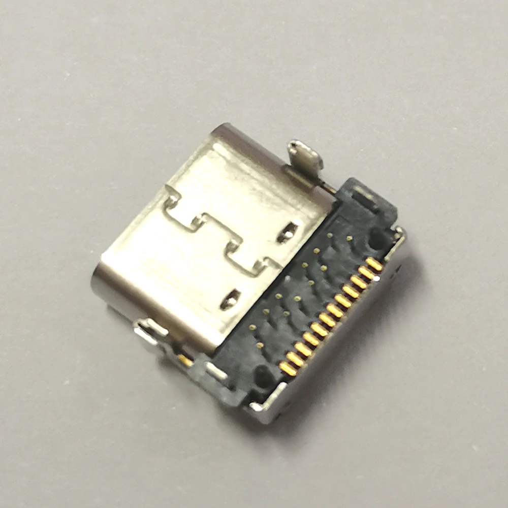 USB-C-Buchse 24-Pin DIP SMT Weiblich Typ-C DC-Stromanschluss Lade- und Datenanschluss für Dell Latitude 5285 5290 5175 5179 Laptop Tablet – Detail 3