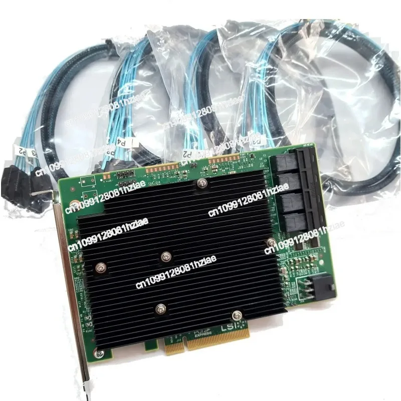 

LSI SAS 9300-16I 12GB/S HBA BUS ADAPTER CARD IT Mode+4*SFF-8643 SATA Cable