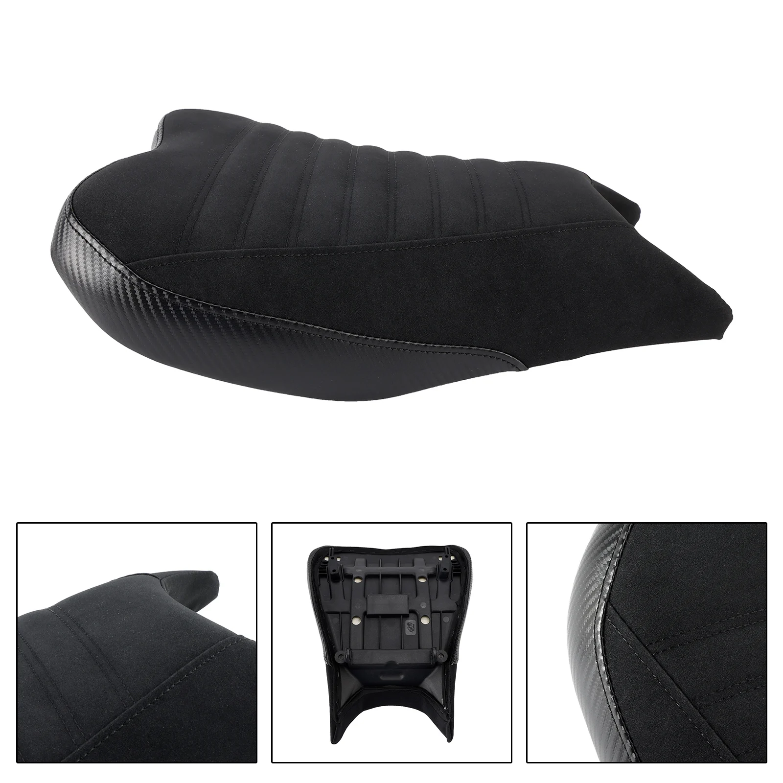 Artudatech Front Raider Seat Driver Cushion Pu Fit for Suzuki Hayabusa 1300 2022 2023 2024 Yellow White