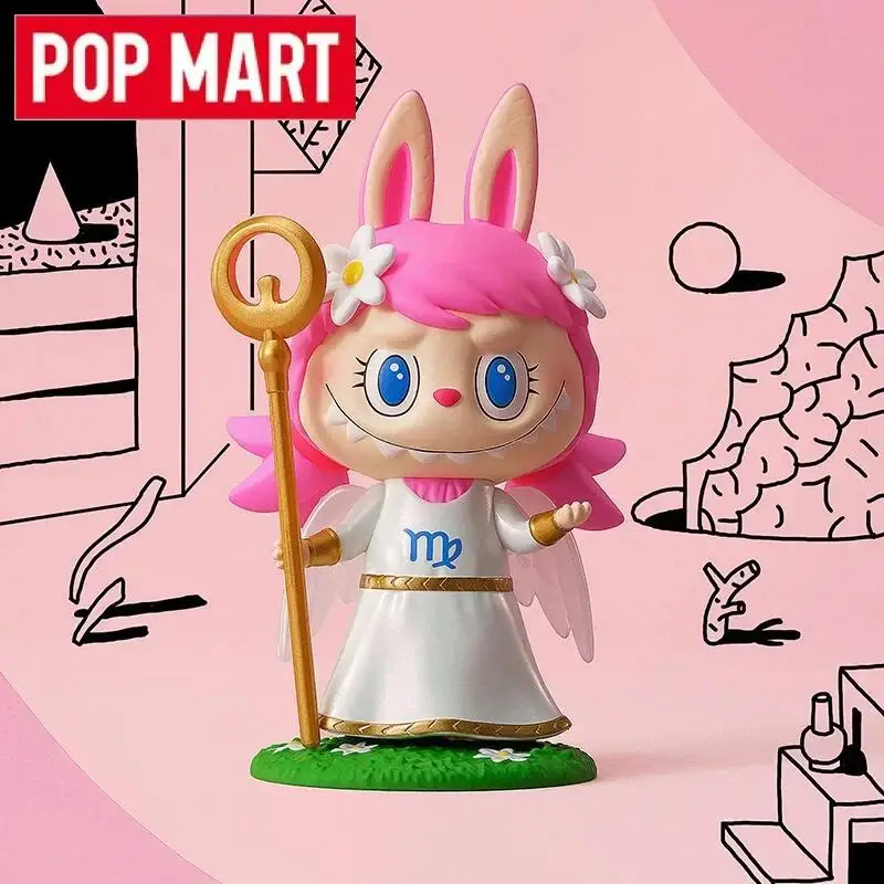 

POP MART Labubu The Monsters Constellation Series слепая коробка оригинальная милая аниме-фигурка-сюрприз Mystery Box мультяшная модель