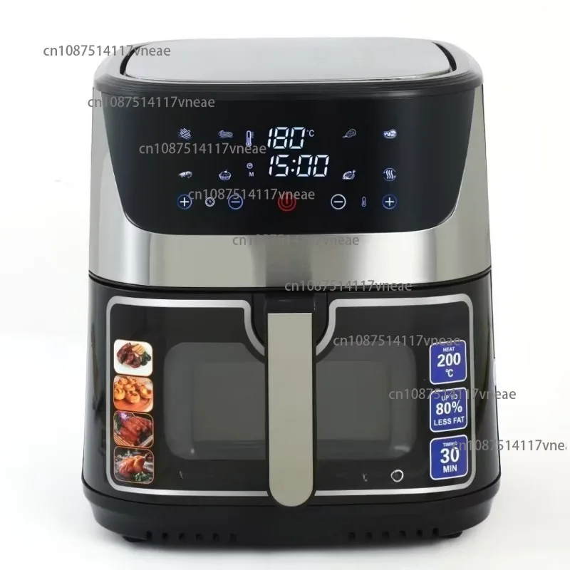 Large-Capacity Air Fryer Home Use Smart New Touchscreen Electric Fryer French Fry Maker Electric Oven