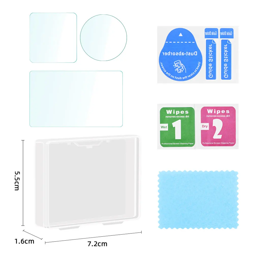 Szkło hartowane dla DJI Action 4 ochrona obiektywu folia odporna na zarysowania dla DJI Osmo Action 4 ekran aparatu akcesoria ochronne