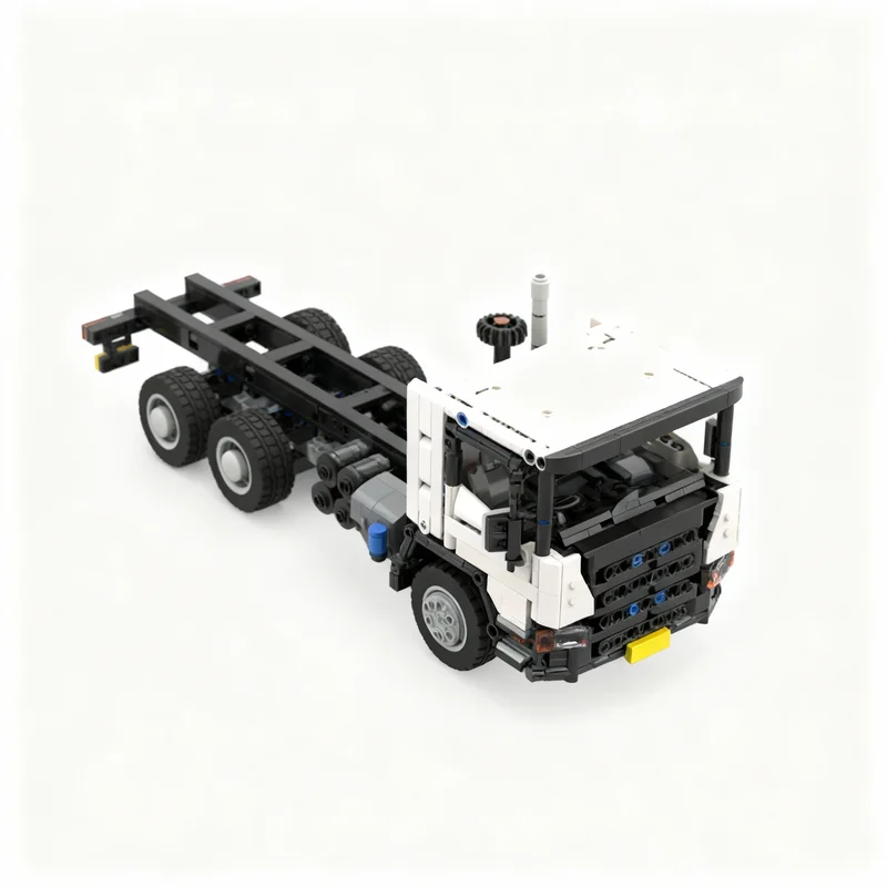 

1039PCS MOC Technology Technic Heavy Truck P380 1 21 Model DIY Creative Assembly Building Blocks Display Birthday Gift Home Set