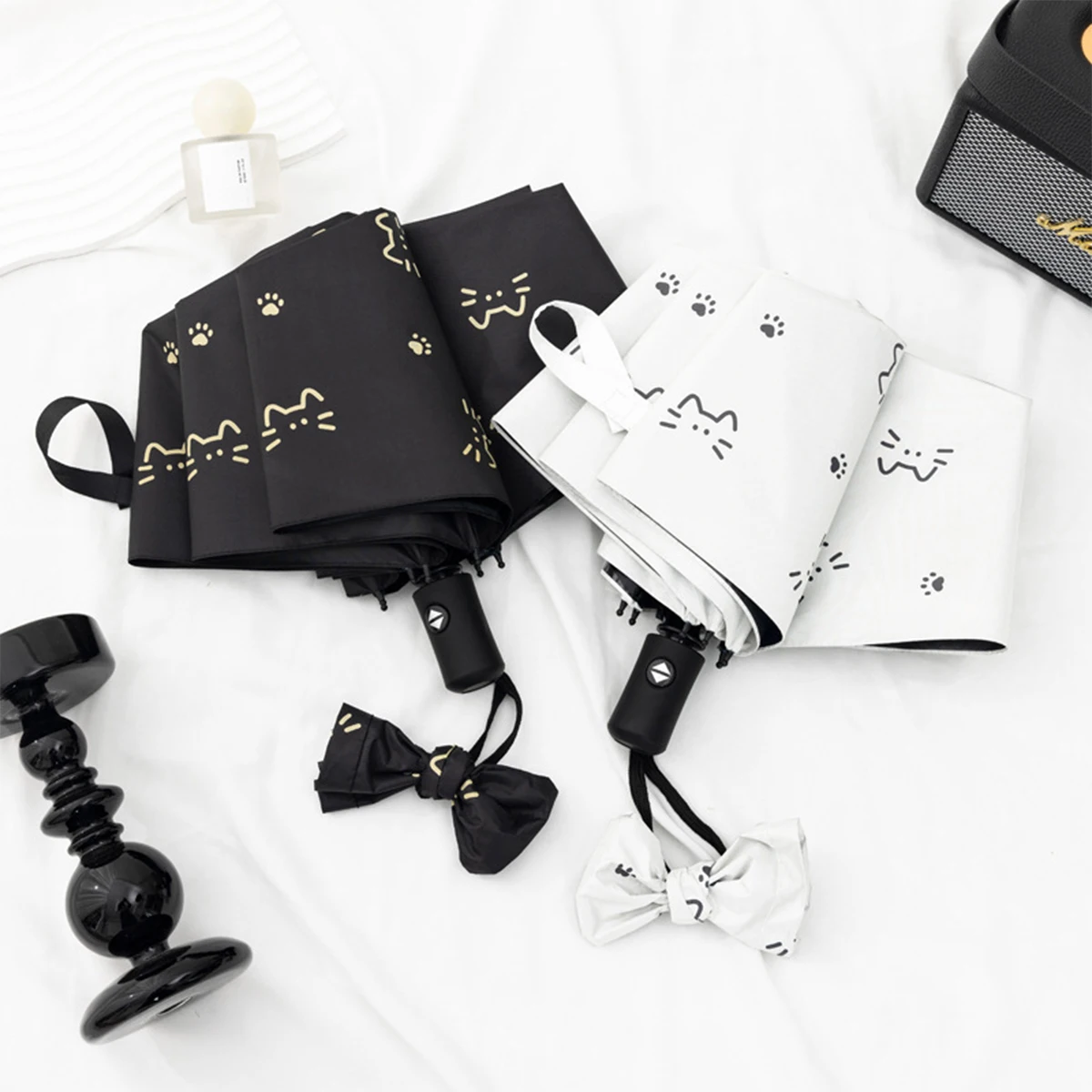 

Folding umbrella for women, high-end feel, sun umbrella, UV resistant sunshade umbrella, rain and rain dual-use, fully automatic