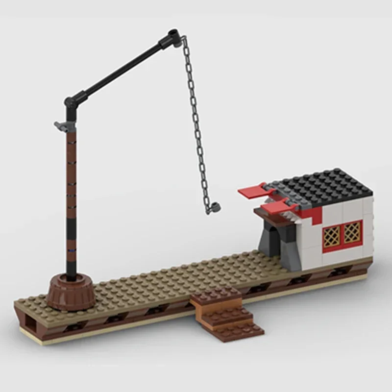 Moc ビルディングレンガ海賊船モデルドックと船技術モジュラーブロックホリデーギフトのおもちゃ子供 DIY セットアセンブリ