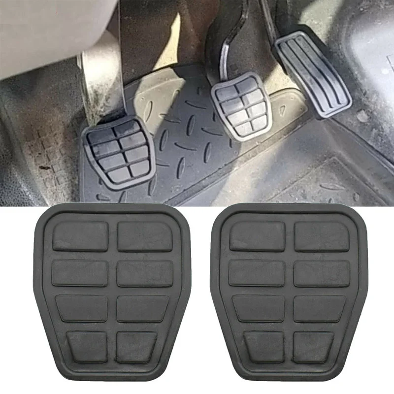 

2pcs Car Foot Pedal Brake Clutch Rubber Pads Cover Decor Anti-slip Replace Car Accessories for VW Golf 1983-1992 Jetta 1984-1992