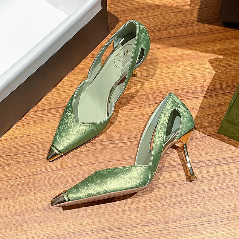 

ZOOKERLIN New Autumn Woman Shoes Fashion Women's Pumps Pointed High Heels Shallow Women Sandals Shoes For Women Zapatos De Mujer