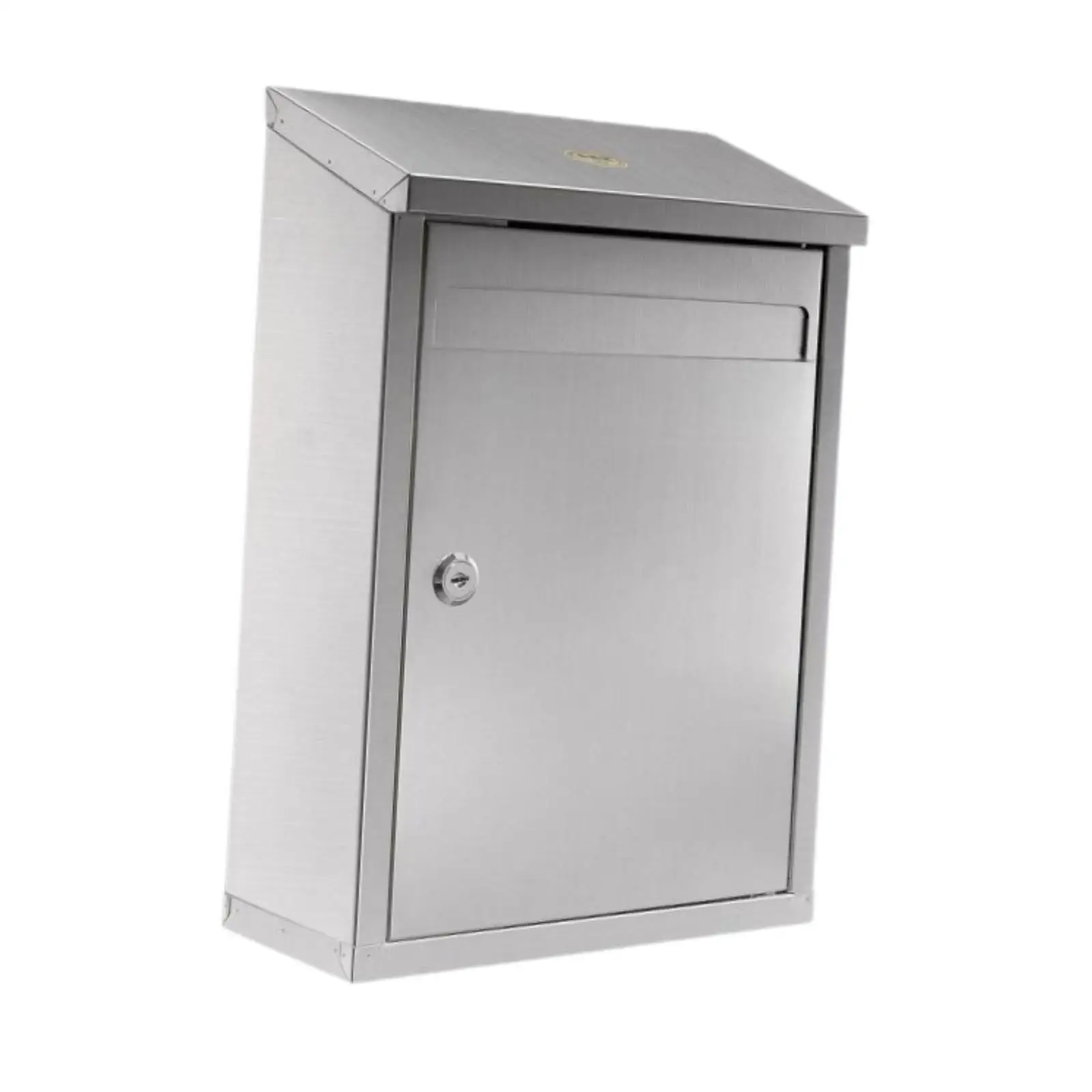 Wall Mount Mailbox with Key Lock Suggestion Box for Business Outside Hotel