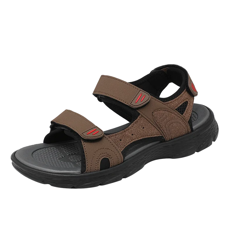 Mens Sandals Summer Genuine Leather Sandals Men Outdoor Casual Lightweight Sandal Fashion Men Sneakers