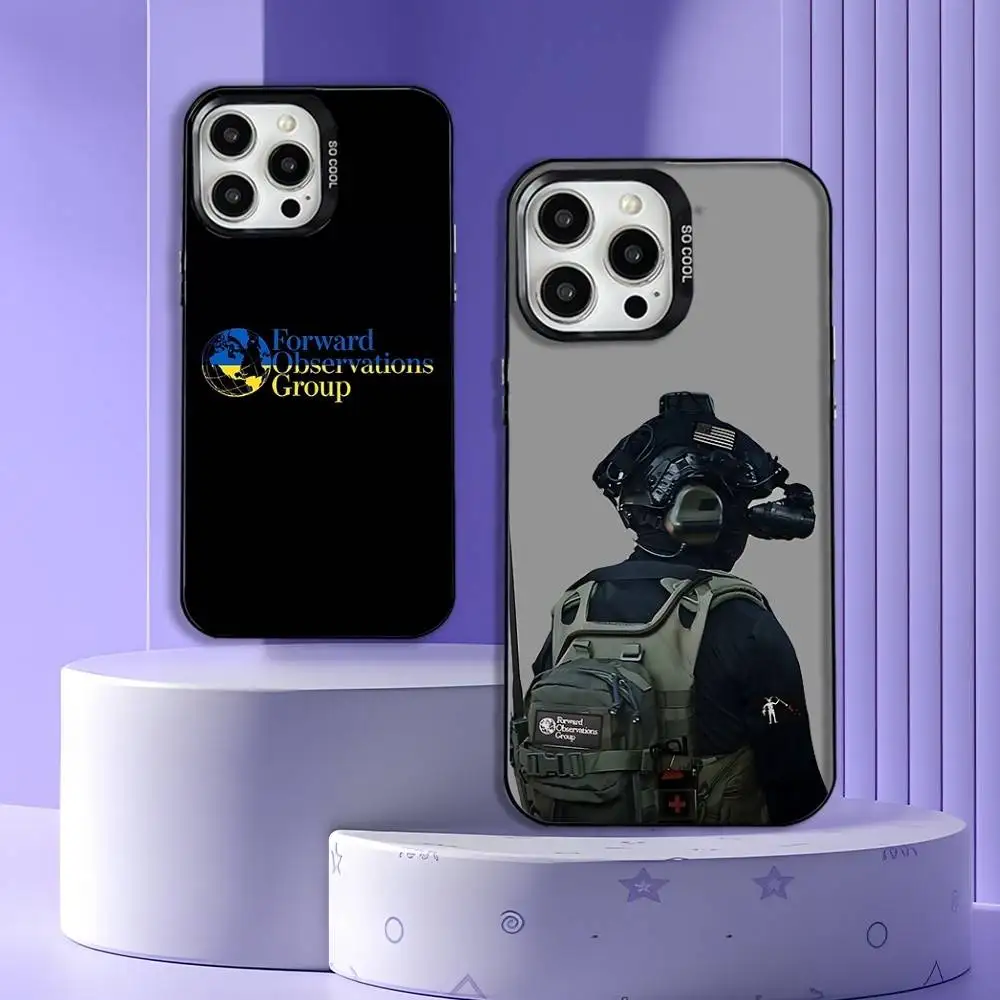 

Forward Observations Group FOG Phone Case For iPhone 17,16,15,14,13,12,11,Pro,Max,Plus,E,Air,Mini Black IMD Cover