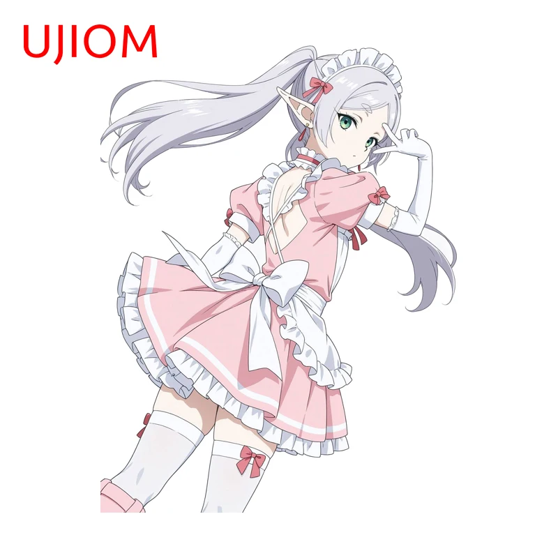 UJIOM Frieren Manga Character Wall Sticker Cute Laptop Scratch-Proof Vinyl Decal Trendy Room Decoration Accessories For Chambre