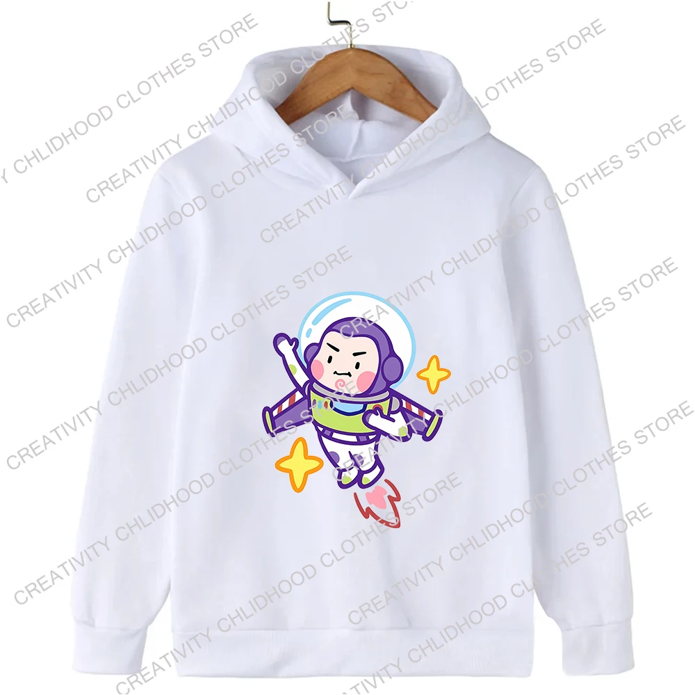 ToyStory-Sudadera con capucha de Disney para niño y niña, Jersey Kawaii de Bajo Lightyear, ropa informal de dibujos animados de Anime