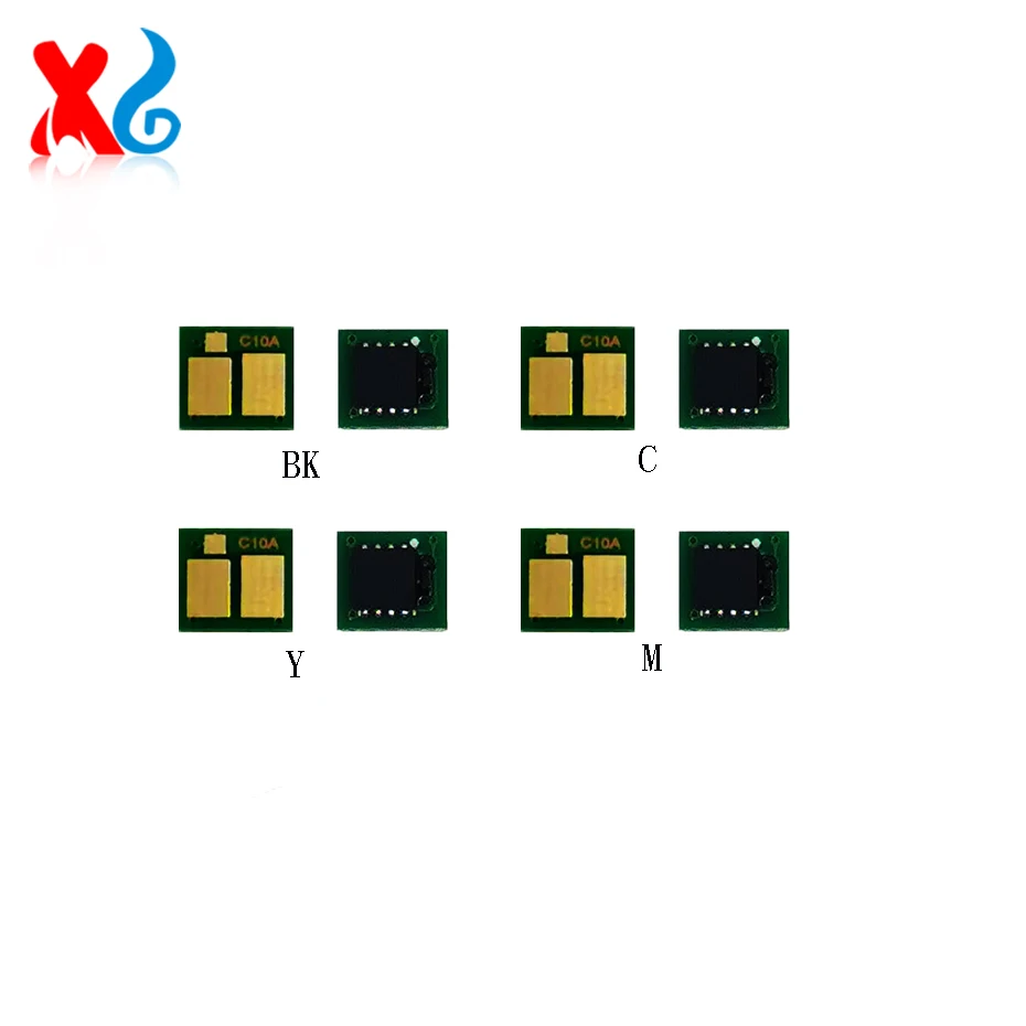 4PCS 205A CF530A CF531A CF532A CF533A Toner Cartridge Reset Chip For HP Color LaserJet Pro MFP M154 M180 M181 M154a M154nw M180n