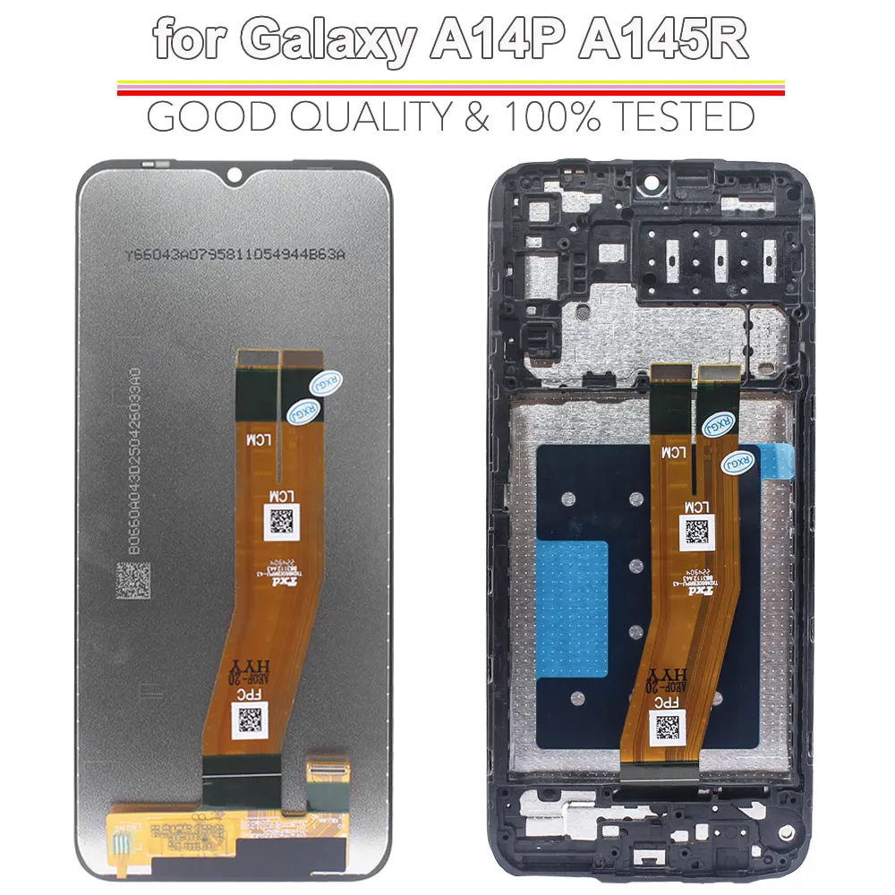 Wyświetlacz LCD 6.6" do Samsung Galaxy A14 4G, ekran dotykowy, digitizer, kompletny moduł zamienny do A145F A145M A145P A145R — zdjęcie produktu 3