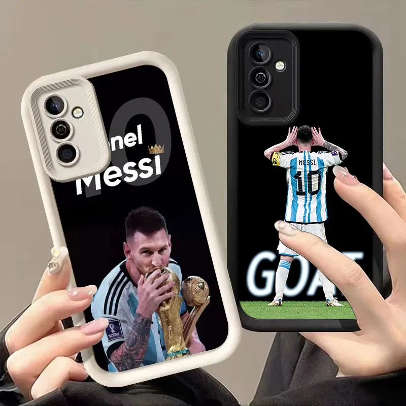 Football Superstar M-Messi Phone Case For Samsung A13 A22 A33 A34 A35 A53 A54 A55 A73 5G A12 A14 A15 A16 A23 A24 A25 A32 A52 A72