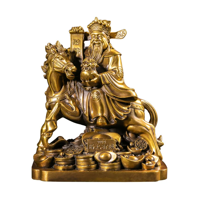 High quality solid brass God of Fortune customized home and office decorations