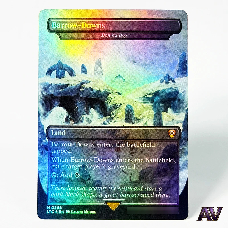 Коллекционные редкие карты-реплики LTC-388 TCG Bojuka Bog Barrow-Downs Tales of Middle-earth Commander Series с голографическим покрытием (HoloFoil) Коллекционные редкие карты-реплики LTC-388 TCG Bojuka Bog Barrow-Downs Tales of Middle-earth Commander Series с голографическим покрытием (HoloFoil)