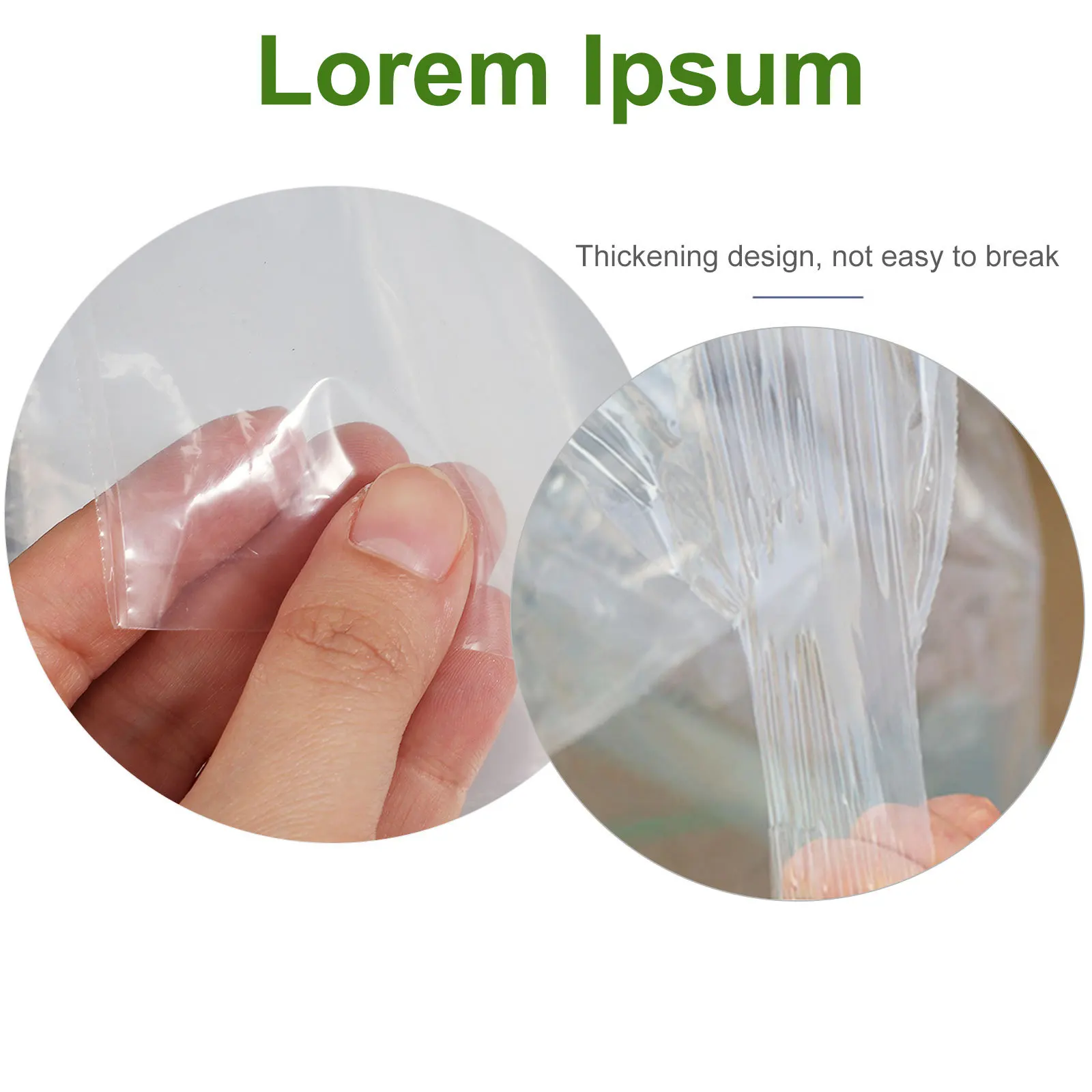 

Pe Thickened Greenhouse Film Transparent Rainproof Garden Use Windproof Tear Resistant Durable Protective Cover Clear Film