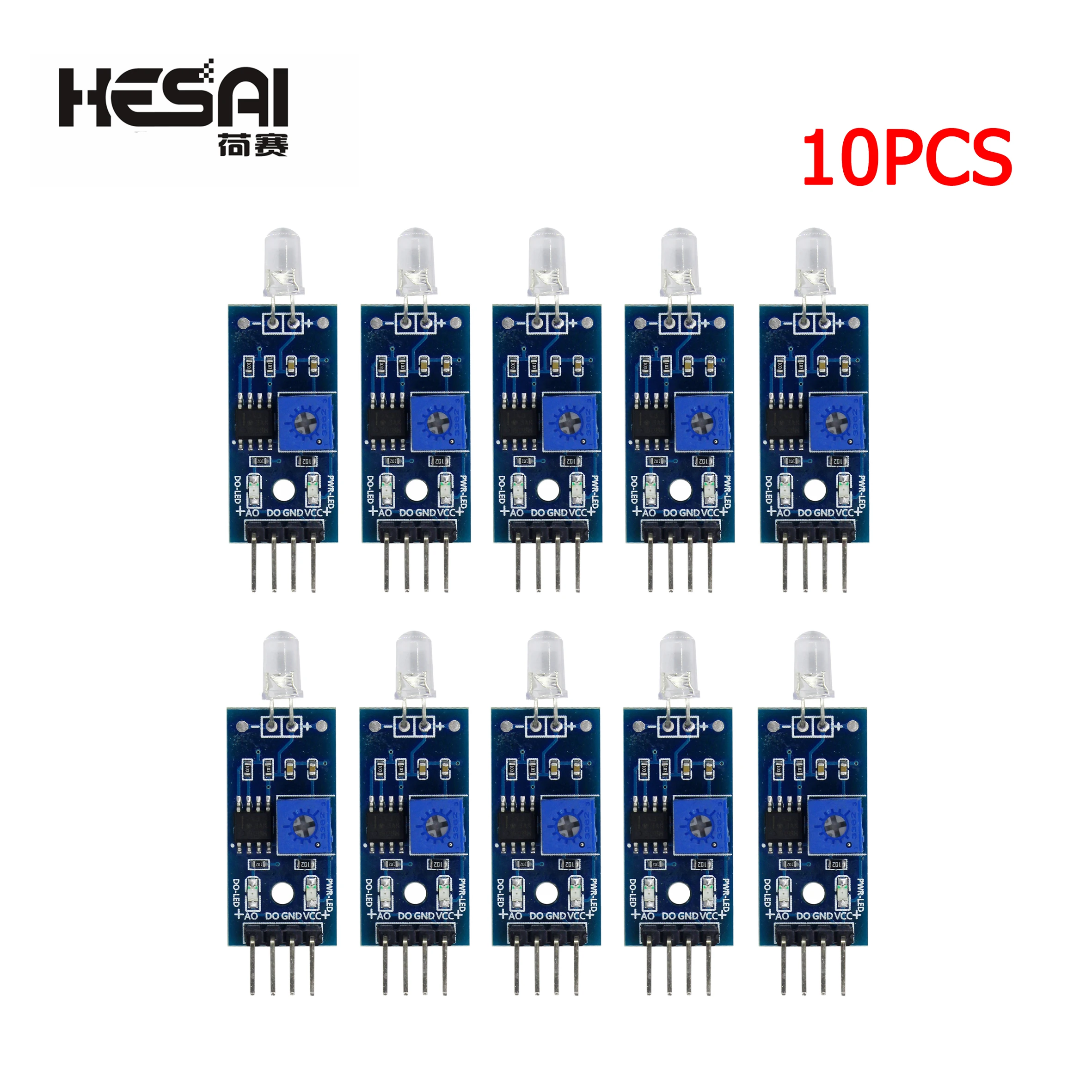 

1/5/10PCS 4-Pin Photodiode Module Photosensitive Module Light Detection Brightness Detection Module