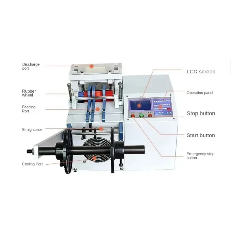 high quality Hot sal 0A Micro Computer Heat ink PVC Tube Cutting hine Silicone