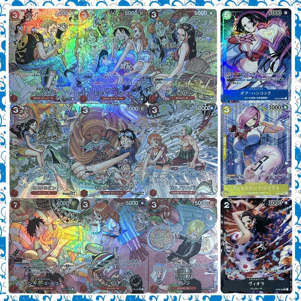 Diosa de Anime DIY ACG Roronoa Zoro Sanji Vinsmoke Reiju tarjeta Flash Premium tarjeta coleccionable regalo de cumpleaños de Navidad juego de mesa