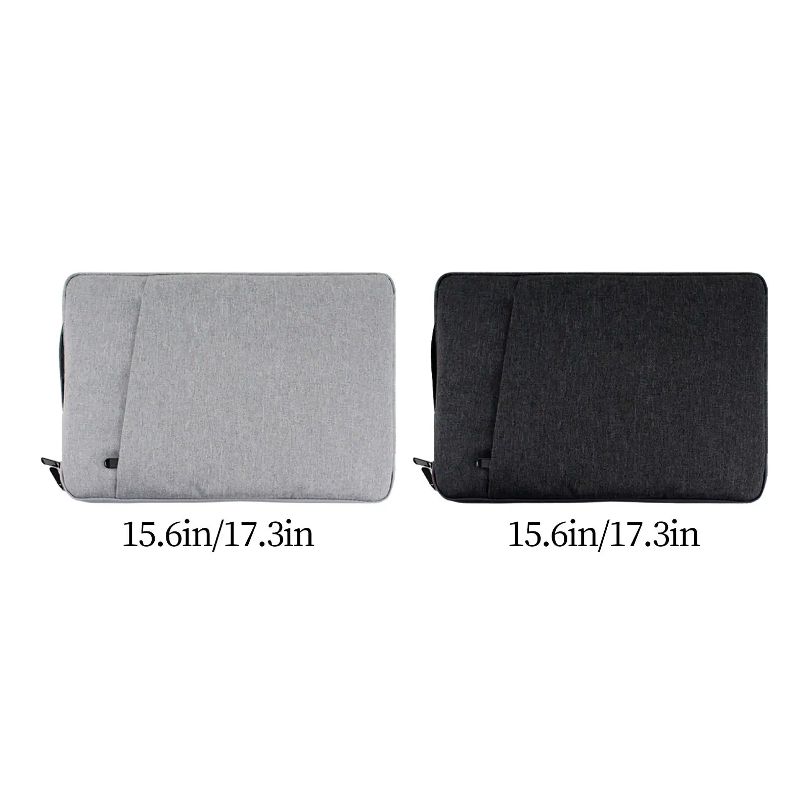 Slim Portable Monitor Case for 17 Inch Laptop Sleeve Bag Waterproof Shockproof Computer Bag Accessories with Extra Pocket
