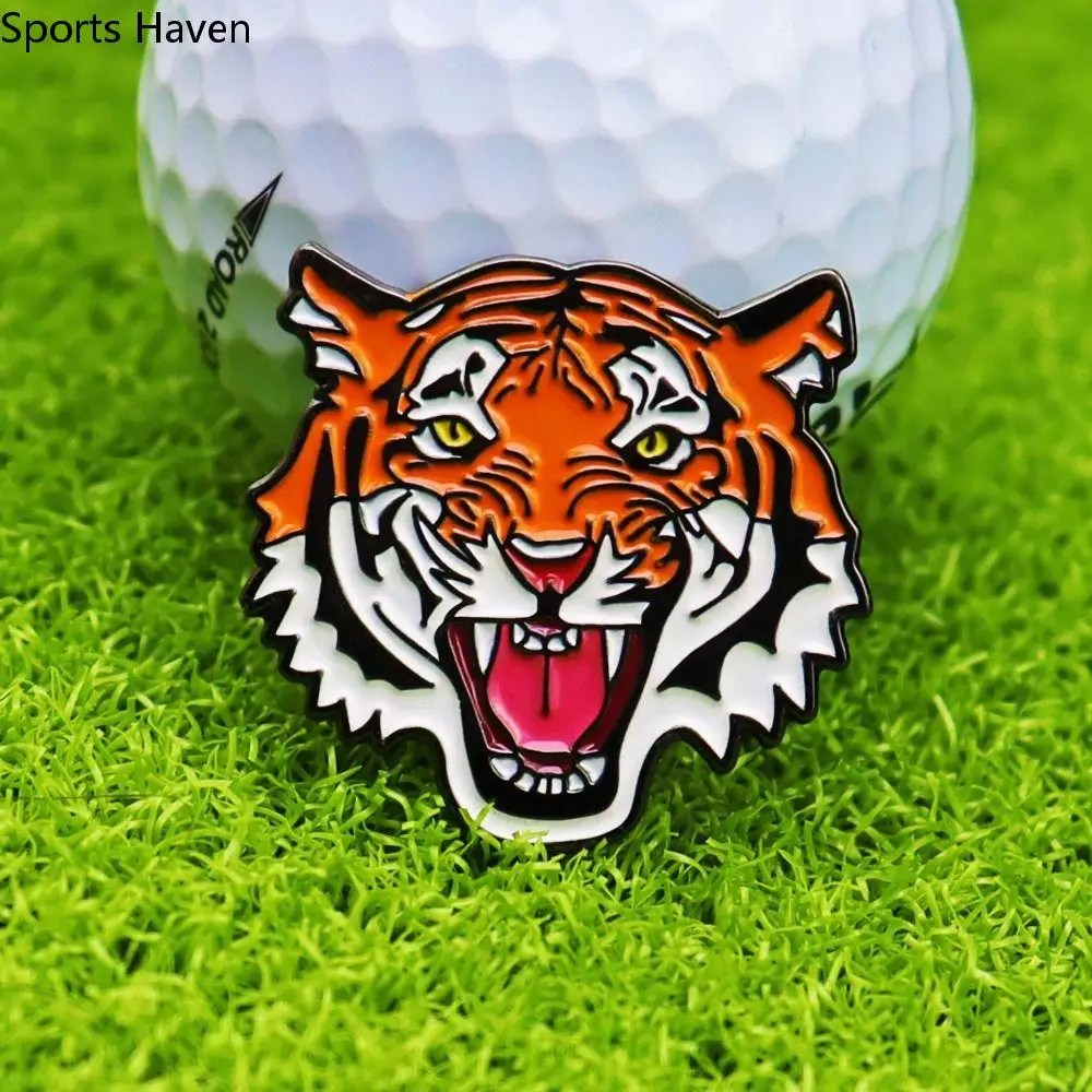 Portable Alloy Golf Ball Marker Hat Clip Removable Magnetic Hat Clip Golf Accessories