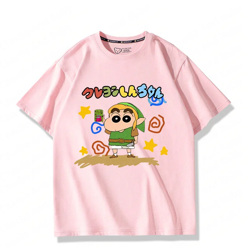 Legend Of Zelda Link Crayon Small New Cotton girocollo t-shirt a maniche corte abbigliamento estivo da uomo e da donna Trend Fashion