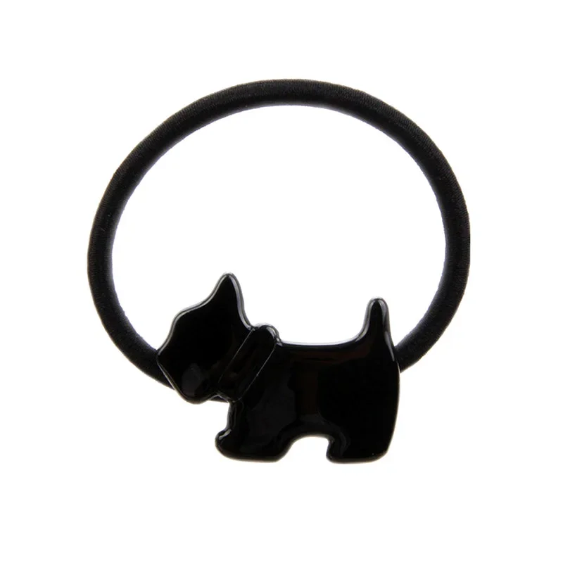 Acetate Sheet Accessories Japanese-Style Hair Cute Rubber Simple Cartoon Puppy Hair Tie